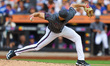 New York Mets relief pitcher Tyler Rogers (71) throws during the seventh inning of a baseb...
