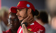 Lewis Hamilton of Scuderia Ferrari looks on during the race of the Hungarian GP, the 14th...