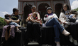 A group of women breastfeed during a ''Massive Breastfeeding'' at the Kiosco Morisco in Me...