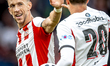 PSV Eindhoven forward Ivan Perisic plays during the match between PSV and Go Ahead Eagles...
