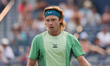 Andrey Rublev of Russia plays against Alejandro Davidovich Fokina of Spain during the Men'...