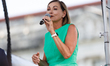 Kim Reynolds, the Governor of Iowa, speaks on stage at the U.S. Department of Agriculture'...