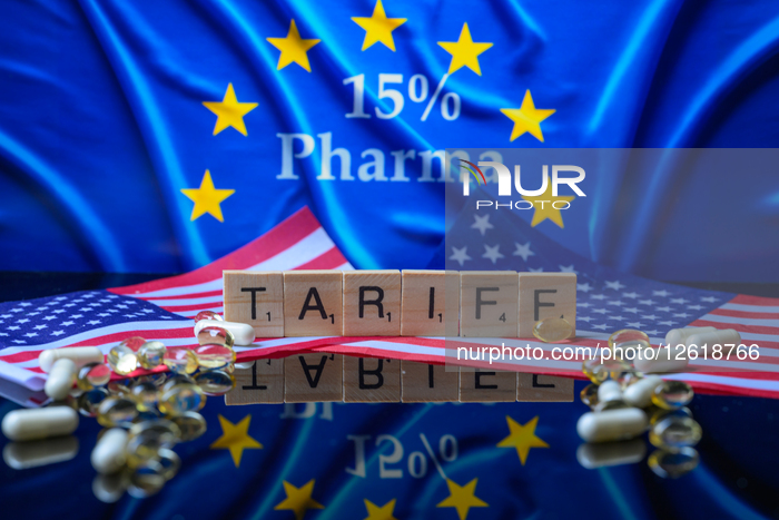 EU - US - Pharma Tariff - Photo Illustration