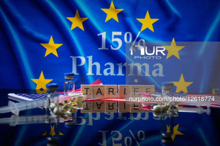 EU - US - Pharma Tariff - Photo Illustration