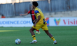 Tyrese Asante of Maccabi Tel Aviv plays during the UEFA Europa League Third qualifying rou...