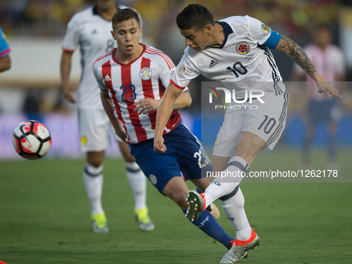 Copa America Centenario, Group A Match Colombia-Paraguay In Argentina