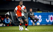 Feyenoord Rotterdam defender Jordan Lotomba plays during the match between Feyenoord and F...