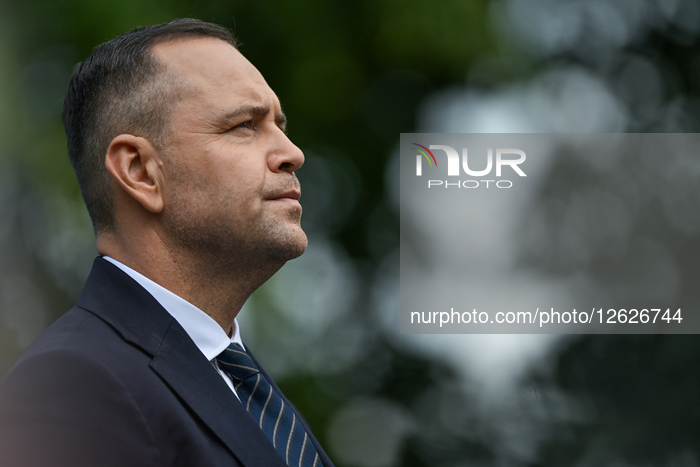 Newly Sworn-In President Karol Nawrocki Signs Tax Initiative In Kolbuszowa