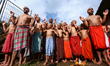 Novice priests known as ''Batuks'' perform rituals during the Janai Purnima Festival in Ka...