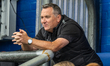 Oldham Athletic Manager Micky Mellon is present during the Sky Bet League 2 match between...