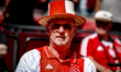 Supporters of AFC Ajax Amsterdam attend the match between Ajax and Telstar at the Johan Cr...