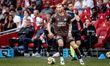 SC Telstar forward Dylan Mertens plays during the match between Ajax and Telstar at the Jo...
