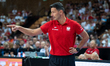 Igor Milicic, head coach for the Poland national team, is seen during a basketball interna...
