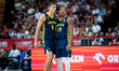 Wilhelm Falk and Melwin Pantzar play during a basketball international friendly match betw...