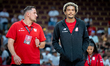 Jeremy Sochan is seen during the basketball international friendly match between Poland an...