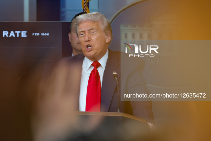 Trump Holds Press Conference On DC Crime 