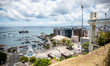 This photo shows a view from the Cidade Alta (upper city) to the Cidade Baixa (Lower City)...