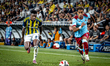 Fenerbahce SK defender Nelson Semedo and Feyenoord Rotterdam forward Goncalo Borges play d...