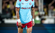 Feyenoord Rotterdam forward Goncalo Borges appears dejected after the lost game during the...