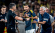 Fenerbahce SK trainer Jose Mourinho is present during the match between Fenerbahce and Fey...