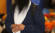 A Sikh man listens as prayers are recited at a gurdwara (Sikh Temple) during Vaisakhi in T...