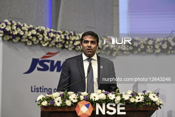 JSW Cement IPO Listing Ceremony In Mumbai 