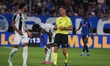 Giuseppe Collu referees the friendly match between Atalanta BC and Juventus FC at Gewiss S...