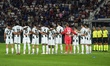 The team of Juventus FC plays during the friendly match between Atalanta BC and Juventus F...