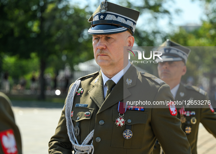 Polish President Nawrocki Confers Generals On Armed Forces Day
