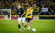 Fortuna Sittard defender Jasper Dahlhaus and NAC Breda forward Juho Talvitie play during t...
