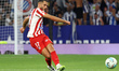David Hancko plays during the match between RCD Espanyol and Club Atletico de Madrid, corr...
