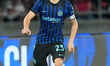 Nicolo Barella of FC Internazionale is in action during the friendly match between FC Inte...
