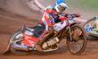 Jake Mulford of Belle Vue Aces is in action during the Rowe Motor Oil Premiership match be...
