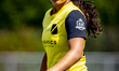 NAC Breda player Ela Yetim plays during the match between NAC and Leuven (women's friendly...