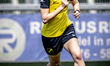 NAC Breda player Stephanie Coelho Aurelio participates in the match between NAC and Leuven...