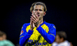 RKC Waalwijk forward Michiel Kramer plays during the match between Eindhoven and RKC at th...
