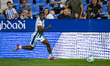 Luis Henriques de Barros Lopes (Duk) of CD Leganes is in action with the ball during the L...
