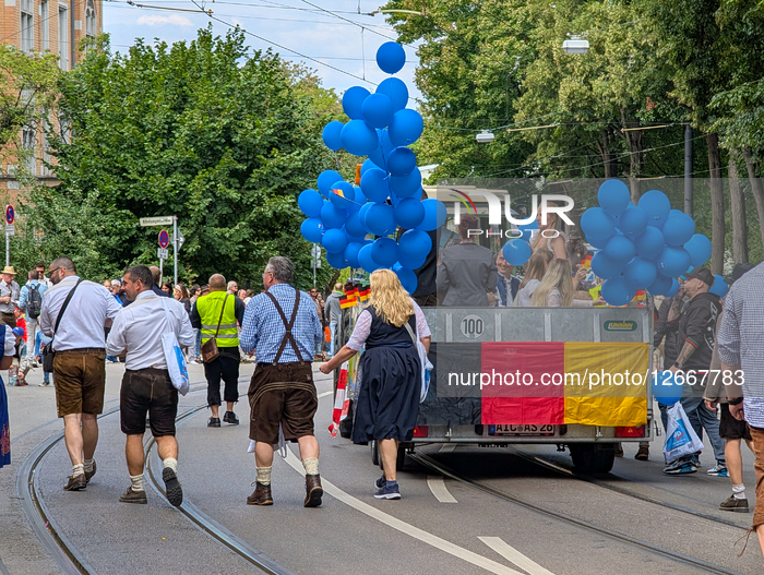 Right-wing Populist Party AfD At Augsburg Plaerrer Parade