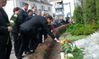 Minister-President Hendrik Wust, Solingen Mayor Tim Kurzbach, Mona Neubaur, Deputy Prime M...