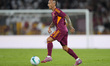 Angelino of A.S. Roma is in action during the Serie A match between AS Roma and Bologna FC...
