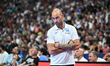 Head Coach Vassilis Spanoulis of Greece is present during the friendly match between Greec...