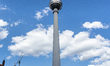 A general view of the Fernsehturm (English: Television Tower) in Berlin, Germany, on Augus...