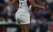 Sadia Kabeya of England participates in the Women's Rugby World Cup 2025 Pool A match betw...