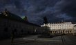 A view of the Presidential Palace and and the statue of Prince Jozef Poniatowski in Warsaw...