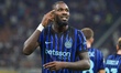 Marcus Thuram celebrates a goal during the match between FC Internazionale and Torino FC i...