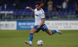 Besart Topalloj of Hartlepool United is seen in action during the Enterprise National Leag...