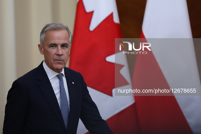Prime Minister Donald Tusk Meets With Canadian Prime Minister Mark Carney In Warsaw