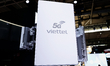 A Viettel 5G antenna mounts on a tower, highlighting advanced wireless communication techn...