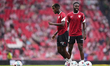 Nico Williams left winger of Athletic Club and Spain and Inaki Williams right winger of At...