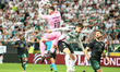 Jordan Smith , Ilya Shkurin  during UEFA Conference League play-off, Legia Warsaw vs Hiber...
